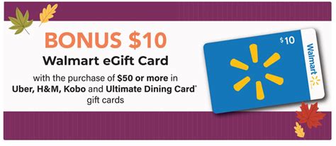 getmybonus|Walmart Canada: Get a Bonus $10 eGift Card With .